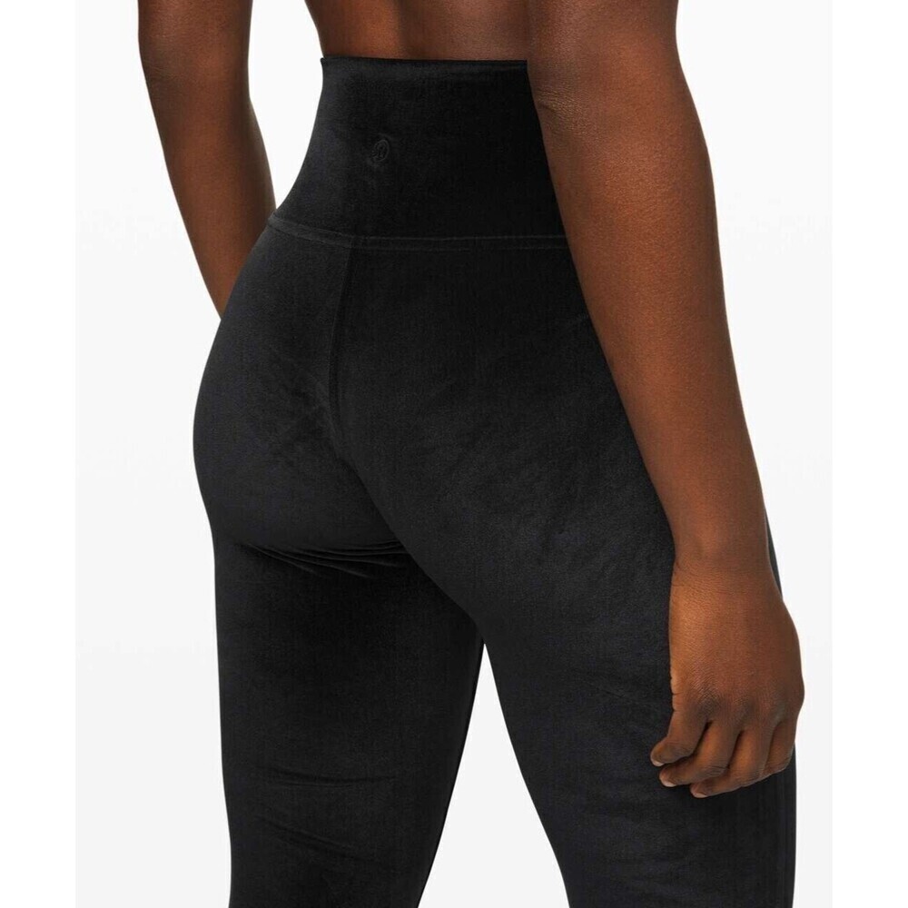 Lululemon Wunder Lounge High-Rise Tight 28" Crushed Velvet Size 4 - Picture 4 of 9